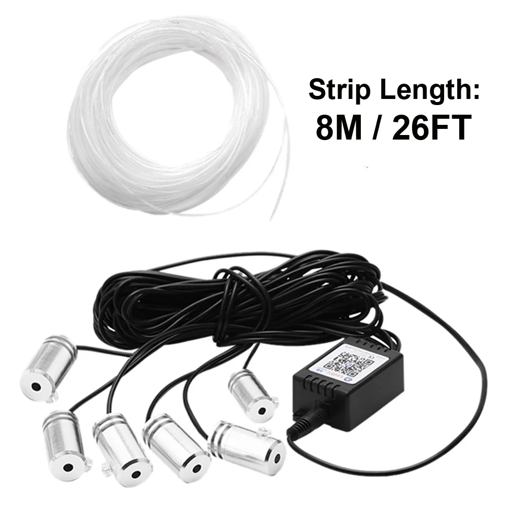 8M Car Interior Lighting Auto RGB LED Strips Ambient Light APP Bluetooth Control Auto Atmosphere Decorative Lamp with DIY Music
8M Car Interior Lighting Auto RGB LED Strips Ambient Light APP Bluetooth Control Auto Atmosphere Decorative Lamp with DIY Music