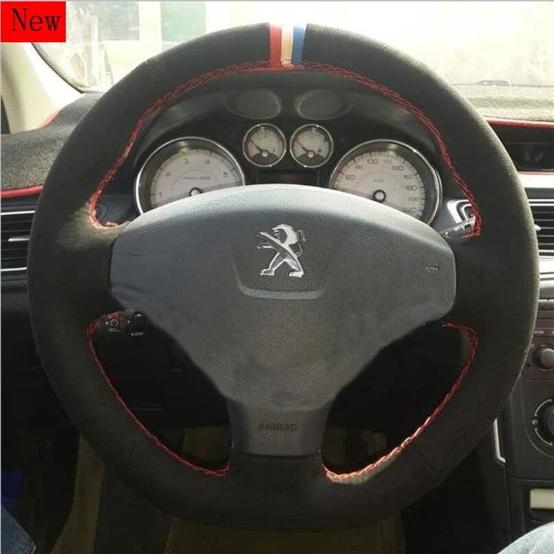 DIY Leather Hand-stitched Car Steering Wheel Covers For Peugeot 206 1998-2005 206 SW 2003-2005 206 CC 2004 2005 Car Accessories
DIY Leather Hand-stitched Car Steering Wheel Covers For Peugeot 206 1998-2005 206 SW 2003-2005 206 CC 2004 2005 Car Accessories