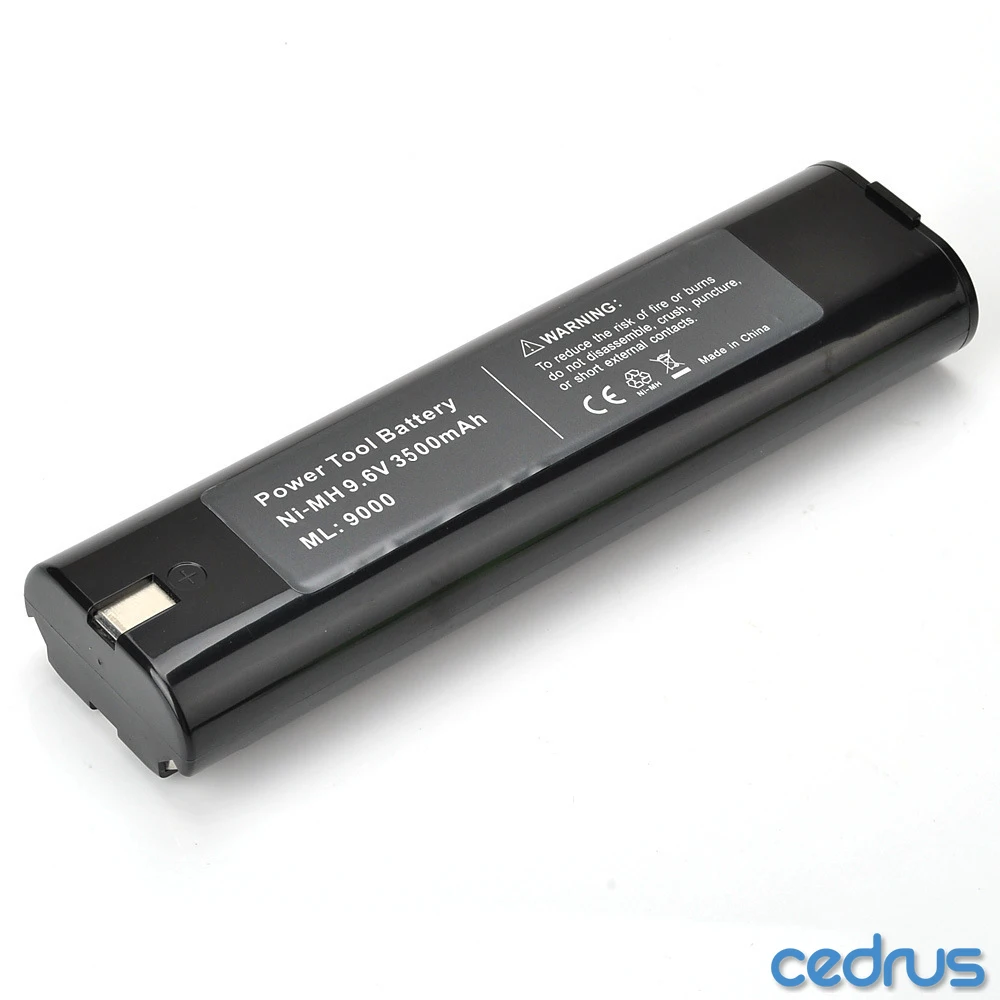 9.6V 3500mAh Ni-MH Power Tools Rechargeable Replacement Battery for Makita 9000 9001 9002 4093D 5090D 6900D 8400D DA390D T220D
9.6V 3500mAh Ni-MH Power Tools Rechargeable Replacement Battery for Makita 9000 9001 9002 4093D 5090D 6900D 8400D DA390D T220D
