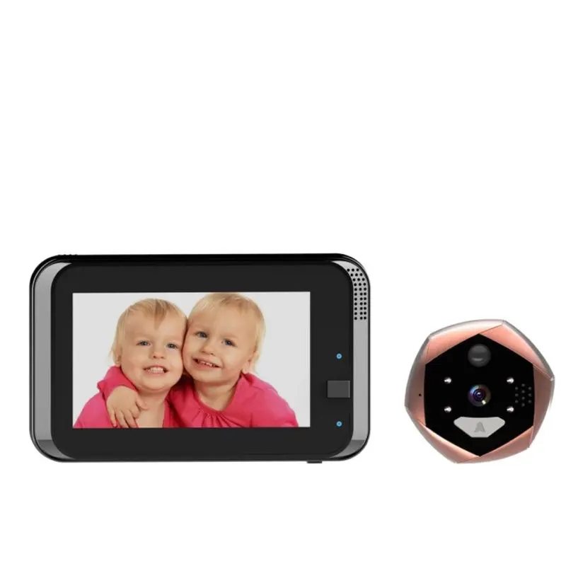 720P 4.3" HD Screen WiFi Smart Peephole Viewer Camera Doorbell Home Visible Intercom Door-phone 4.3 Inch Video Door Bell Monitor
720P 4.3" HD Screen WiFi Smart Peephole Viewer Camera Doorbell Home Visible Intercom Door-phone 4.3 Inch Video Door Bell Monitor
