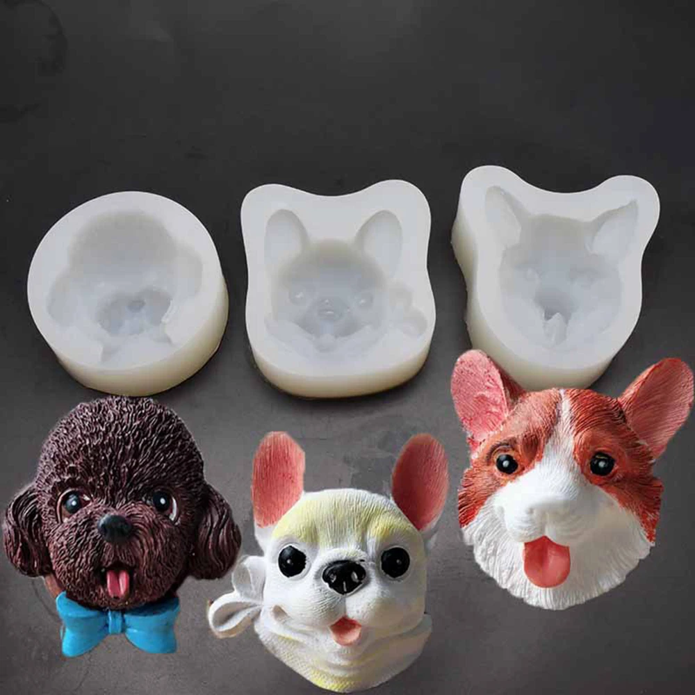 3D силиконовая форма для выпечки пластырь ароматерапии милая маленькая плюшевая