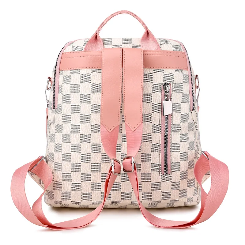 PU Leather Classic Backpack Luxurious Designer Small Backpack European and American style Vintage Bags for Women Leisure Bags
PU Leather Classic Backpack Luxurious Designer Small Backpack European and American style Vintage Bags for Women Leisure Bags
