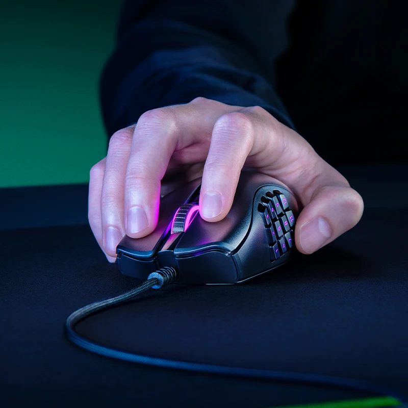 Razer Naga X Wired Gaming Mouse 18K DPI Optical Sensor 2nd-gen Optical Switch Chroma RGB Lighting 16 Programmable Buttons 85g 
Razer Naga X Wired Gaming Mouse 18K DPI Optical Sensor 2nd-gen Optical Switch Chroma RGB Lighting 16 Programmable Buttons 85g