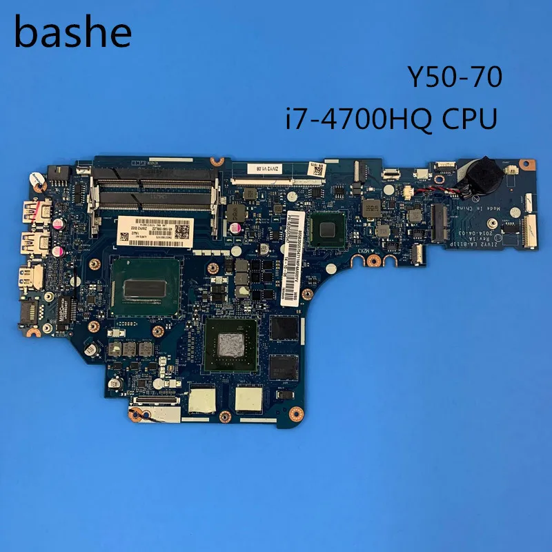 Для Lenovo y50 70 ноутбук материнская плата la b111p i7 4700HQ процессор 100% тест Бесплатная