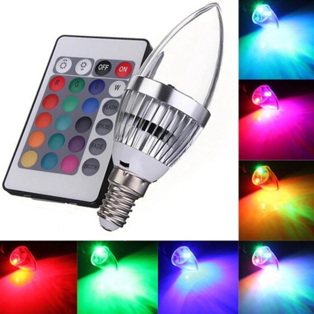 Светодиодная изменяюсветодиодный лампа E14/E12 3 Вт RGB, лампочка с регулируемой яркостью, лампочка с дистанционным управлением для дома, бара, в...
Светодиодная изменяюсветодиодный лампа E14/E12 3 Вт RGB, лампочка с регулируемой яркостью, лампочка с дистанционным управлением для дома, бара, в...