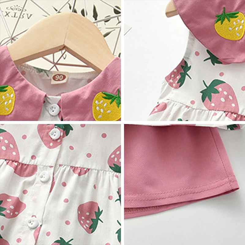 Korean Style Children Sets 2021 Summer Girls Cartoon Fruit Print Vest And Shorts 2pcs Outfits Kids Clothes For 2-6Y Girl
Korean Style Children Sets 2021 Summer Girls Cartoon Fruit Print Vest And Shorts 2pcs Outfits Kids Clothes For 2-6Y Girl