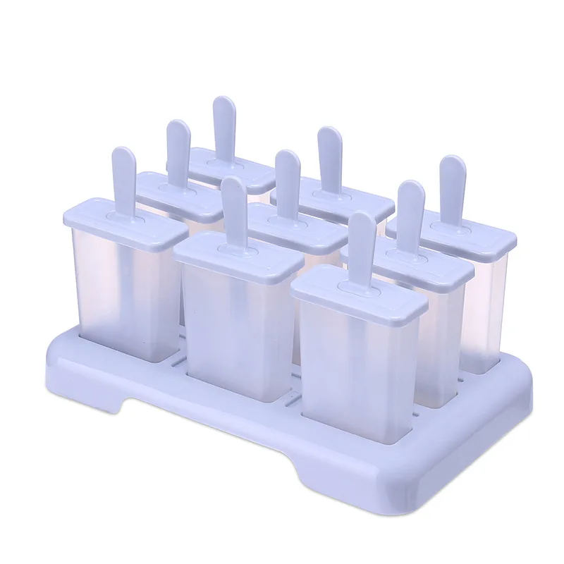 9 Cavity Silicone Ice Cream Molds Food safe summer Ice-lolly Mold High quality Popsicle Moulds Tray DIY Kitchen Accessories
9 Cavity Silicone Ice Cream Molds Food safe summer Ice-lolly Mold High quality Popsicle Moulds Tray DIY Kitchen Accessories