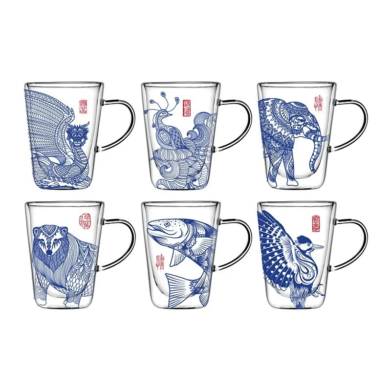 Double-layer Heat-resistant Glass Coffee Cup Insulated with Water Cup Milk Cup Teacup Set Champagne Glasses Kawaii Bottle
Double-layer Heat-resistant Glass Coffee Cup Insulated with Water Cup Milk Cup Teacup Set Champagne Glasses Kawaii Bottle