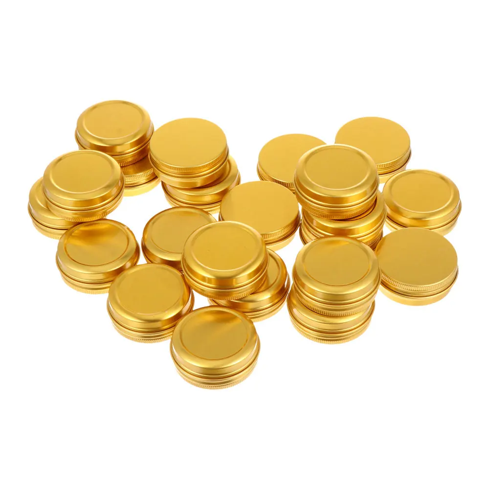 20Pcs 30ML Cosmetics Hair Wax Storage Boxes Round Cream Aluminum Travel Cases
20Pcs 30ML Cosmetics Hair Wax Storage Boxes Round Cream Aluminum Travel Cases