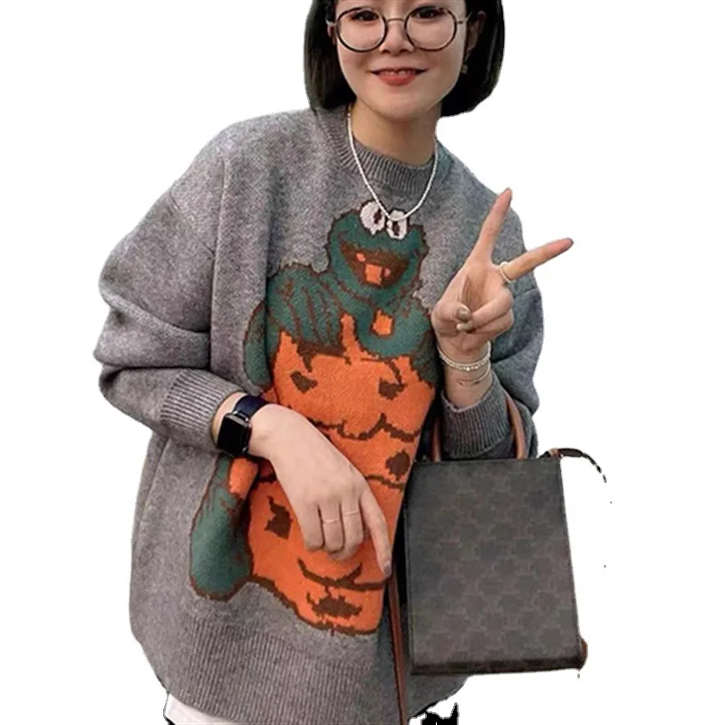 Cartoon Sweater Women O-Neck Full Sleeve Korean Fashion Pullovers Women 2021 Autumn Loose Vintage Knitwear Female CX2418
Cartoon Sweater Women O-Neck Full Sleeve Korean Fashion Pullovers Women 2021 Autumn Loose Vintage Knitwear Female CX2418