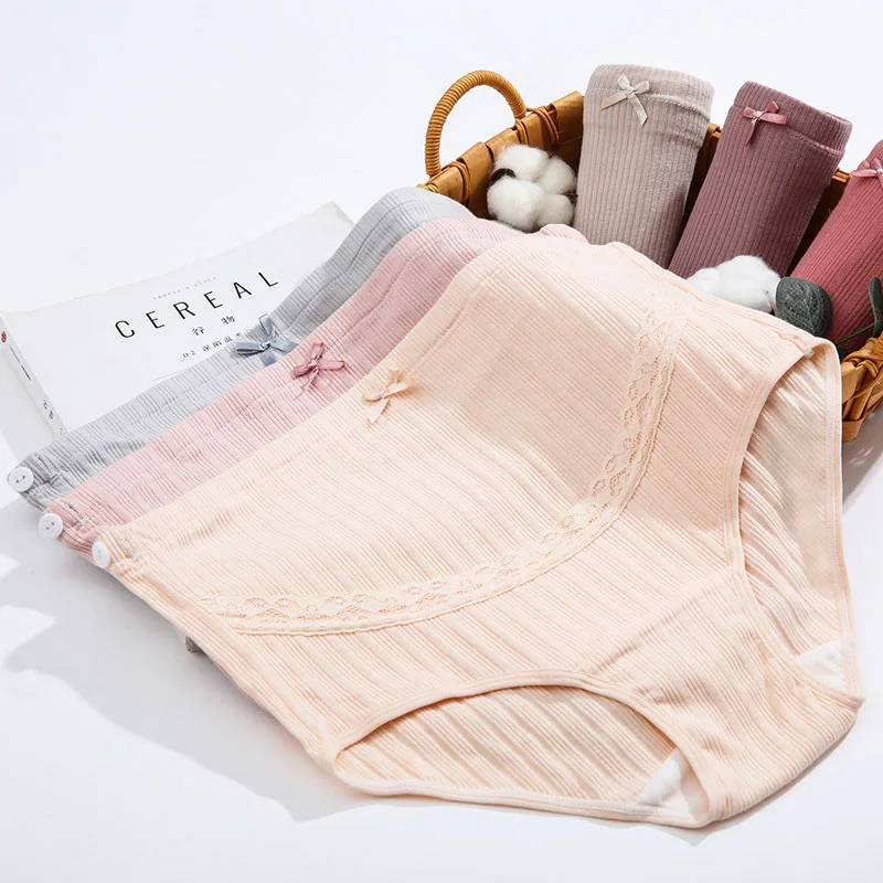 Maternity Underwear Pure Cotton Lining and High Waist Thin Comfortable Underwear for Pregnancy 2 Pieces 1 Lot PD06
Maternity Underwear Pure Cotton Lining and High Waist Thin Comfortable Underwear for Pregnancy 2 Pieces 1 Lot PD06
