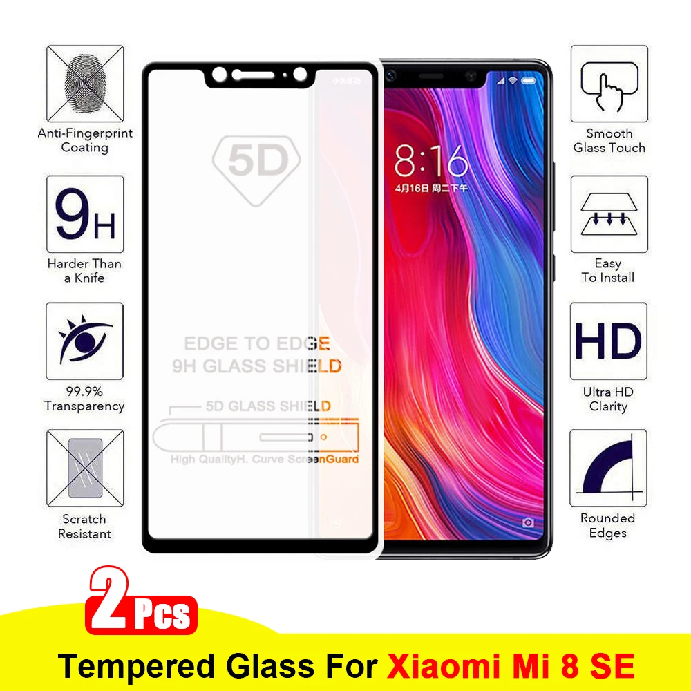 Закаленное стекло 5D с полным покрытием для Xiaomi Mi 8SE, полное покрытие 9H, Защитная пленка для Xiaomi Mi 8 SE, Взрывозащищенная защита экрана
Закаленное стекло 5D с полным покрытием для Xiaomi Mi 8SE, полное покрытие 9H, Защитная пленка для Xiaomi Mi 8 SE, Взрывозащищенная защита экрана