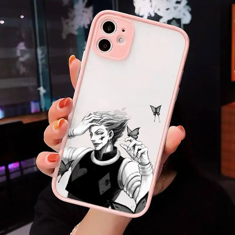 japan hunter x hunter Anime Comics Phone Case Pink matte transparent For iPhone 7 8 x xs xr 11 12 pro plus max mini Clear Funda
japan hunter x hunter Anime Comics Phone Case Pink matte transparent For iPhone 7 8 x xs xr 11 12 pro plus max mini Clear Funda