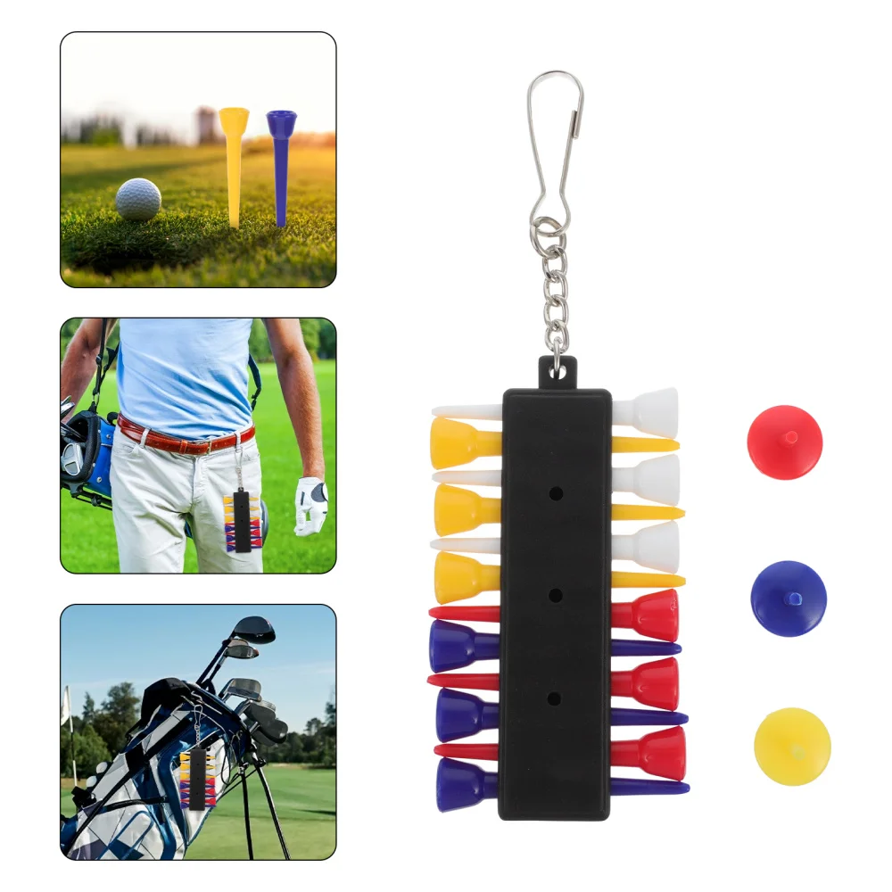 2 Sets Portable Golfs Tee Holders Practical Tee Caddy Keepers with Metal Hooks
2 Sets Portable Golfs Tee Holders Practical Tee Caddy Keepers with Metal Hooks
