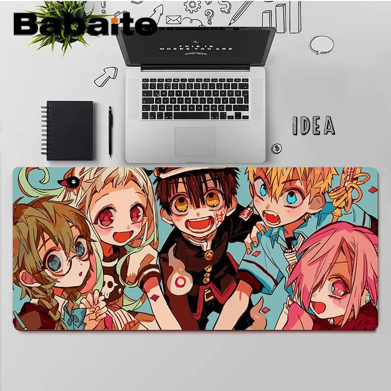Babaite High Quality Toilet-Bound Hanako-kun Durable Rubber Mouse Mat Pad Free Shipping Large Mouse Pad Keyboards Mat
Babaite High Quality Toilet-Bound Hanako-kun Durable Rubber Mouse Mat Pad Free Shipping Large Mouse Pad Keyboards Mat