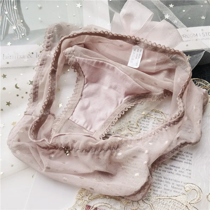 Sexy Dot Bow-Knot Lace Lady Women Underwear Hollow Out Transparent Panties Girls Seamless Lingerie Briefs
Sexy Dot Bow-Knot Lace Lady Women Underwear Hollow Out Transparent Panties Girls Seamless Lingerie Briefs