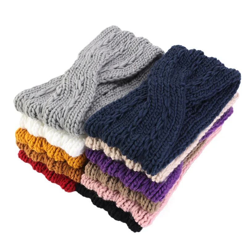 Knitted Turban Headbands Women Winter Warmer Ear Twist Headwrap Elastic Wide Headbands for girls Hair Accessories New Fashion
Knitted Turban Headbands Women Winter Warmer Ear Twist Headwrap Elastic Wide Headbands for girls Hair Accessories New Fashion