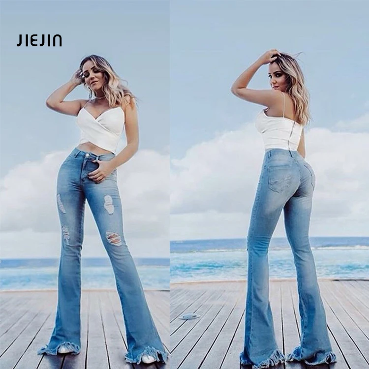 Women Flare Pants Wide Leg High Waisted Big Bell Bottom Jeans For Women Vintage Knee Hole Ripped Long Jeans Denim Pants 3xl
Women Flare Pants Wide Leg High Waisted Big Bell Bottom Jeans For Women Vintage Knee Hole Ripped Long Jeans Denim Pants 3xl