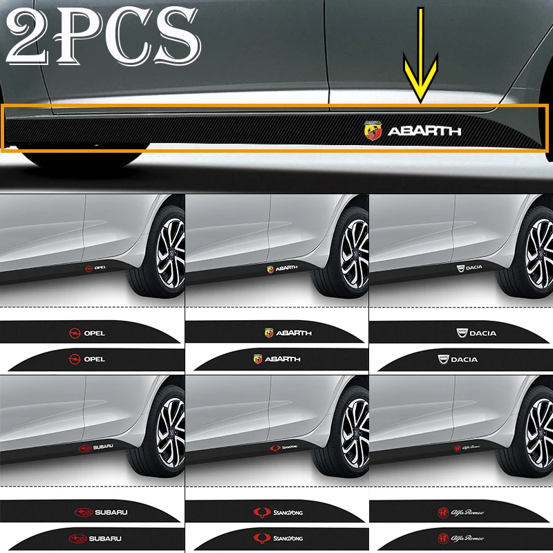 2pcs Car Side Waist Carbon Fiber Sticker Car Decal for Dodges Journey Challenger Ram Durango Charger Avenger Caliber Dakota Dart
2pcs Car Side Waist Carbon Fiber Sticker Car Decal for Dodges Journey Challenger Ram Durango Charger Avenger Caliber Dakota Dart