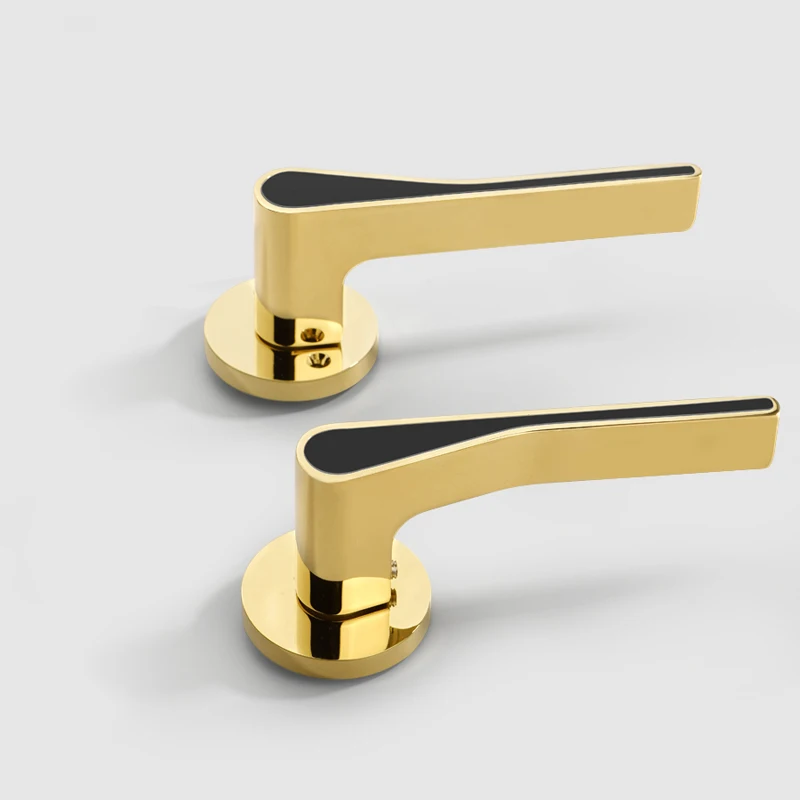 Gold & Black Door Lock Light Luxury European American Modern Solid Wood Interior Door Lock Bedroom Split Handle Knob
Gold & Black Door Lock Light Luxury European American Modern Solid Wood Interior Door Lock Bedroom Split Handle Knob