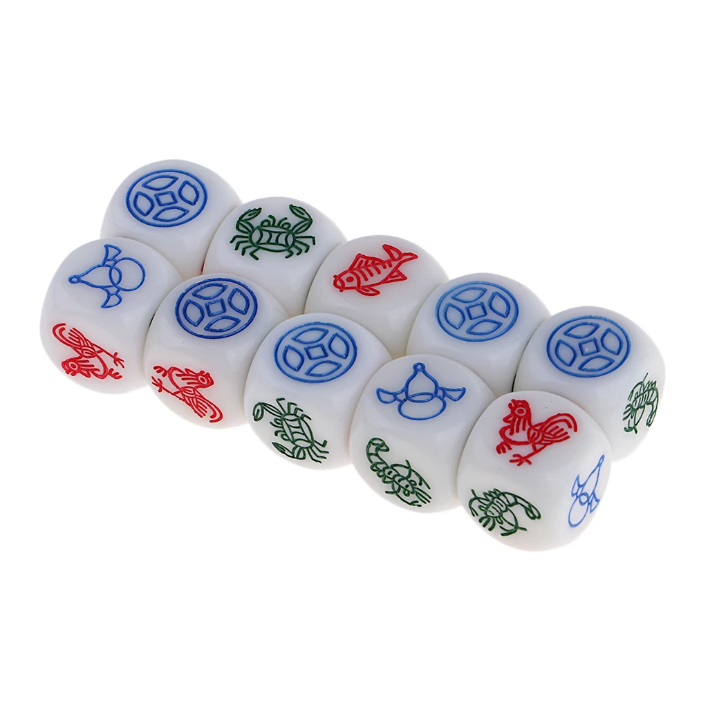 10Pcs High Quality Acrylic 6 Sided D6 Dice Animals & Coin Die Cubes Toy for Kids Children
10Pcs High Quality Acrylic 6 Sided D6 Dice Animals & Coin Die Cubes Toy for Kids Children