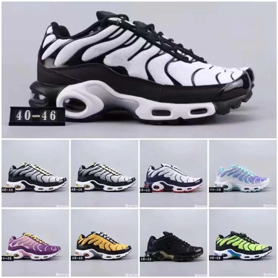 

Original Men Outdoor TN Runing Sport Shoes Plus1 2 3 Pink White Black Gold Spruce Aura Highlig Hted Lime Trainer Sneaker