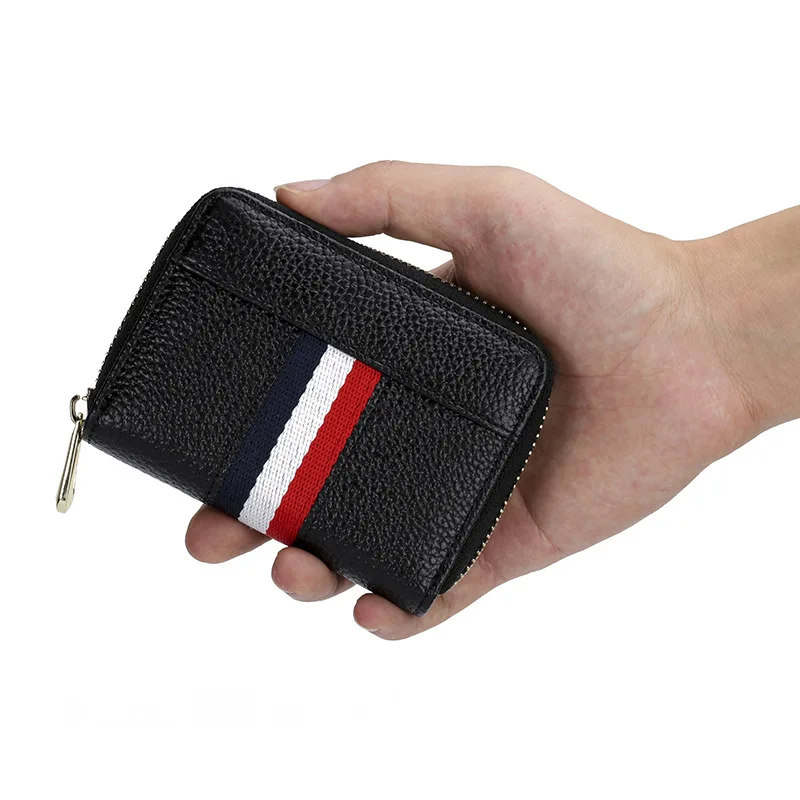 Women's large-capacity business card small card case men's leather card holder multi-card position organ zipper coin purse
Women's large-capacity business card small card case men's leather card holder multi-card position organ zipper coin purse
