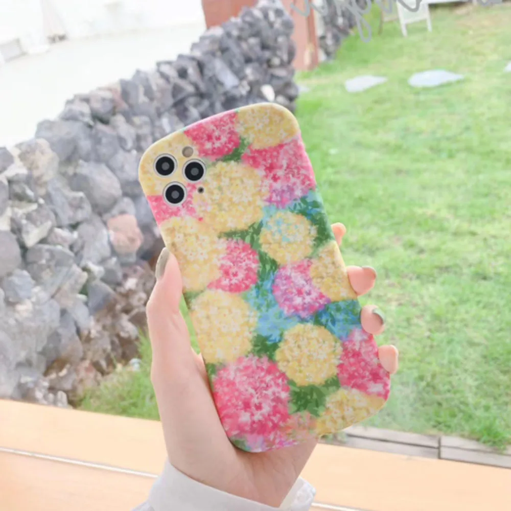 Candy Color Watercolor Flowers Phone Case For Iphone 11 Pro XS Max X XR 7 8 Plus SE Fashion Flora Painting Cellphone Shell Girls
Candy Color Watercolor Flowers Phone Case For Iphone 11 Pro XS Max X XR 7 8 Plus SE Fashion Flora Painting Cellphone Shell Girls