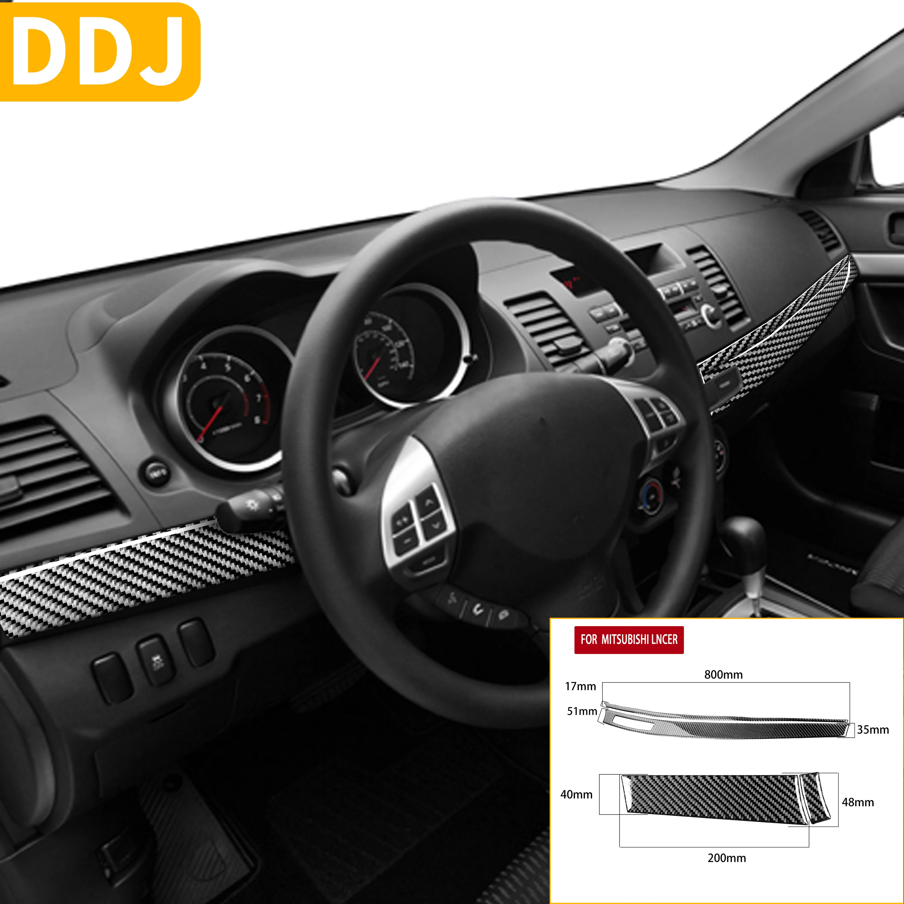 For Mitsubishi Lancer EVO X MR 2008-2015 Center Dash Trim Carbon Fiber Sticker Dashboard Cover Strips Interior Car Accessories
For Mitsubishi Lancer EVO X MR 2008-2015 Center Dash Trim Carbon Fiber Sticker Dashboard Cover Strips Interior Car Accessories
