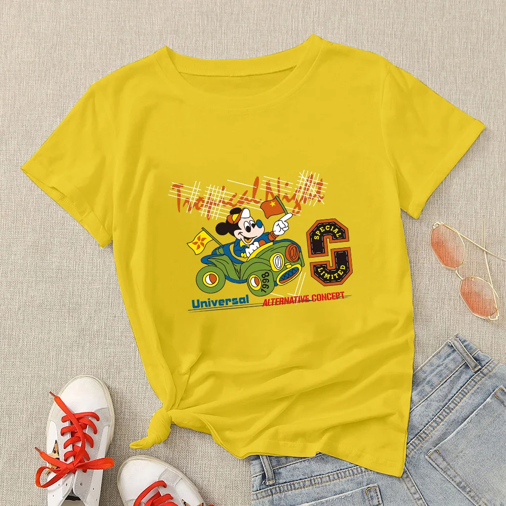 T Shirts Paris Disney Shirts Summer Fashion Mori Girl Tshirt Women's Couples Outfits Family Matching Tops Mickey Clothes
T Shirts Paris Disney Shirts Summer Fashion Mori Girl Tshirt Women's Couples Outfits Family Matching Tops Mickey Clothes
