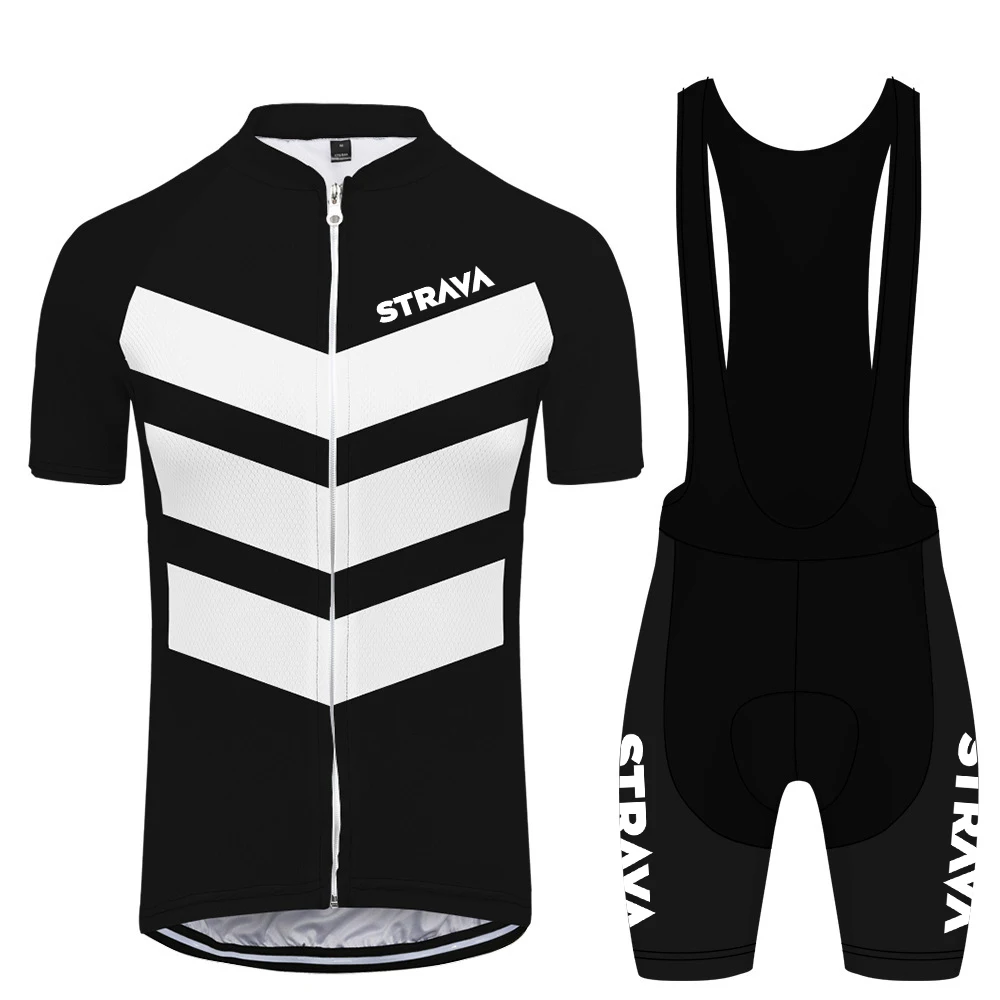 

2021 STRAVA Women Cycling Jersey Set Bicycle Clothing Breathable Men Short Sleeve Mtb Bike Bib Shorts Maillot Ropa Ciclismo