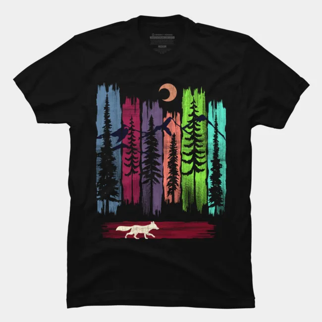 Summer Fashion Printed men's T-shirt 100% Cotton Fox Wild Colors Unique Creative Short Sleeve Graphics
Summer Fashion Printed men's T-shirt 100% Cotton Fox Wild Colors Unique Creative Short Sleeve Graphics