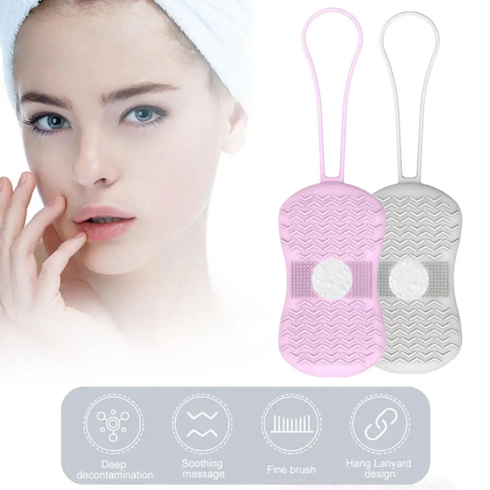 

Body Brush Silicone Brushes Bath Soft Silicone Scrubber Gentle Cleaning and Exfoliating Shower Brush Shampoo Shower Massage Comb
