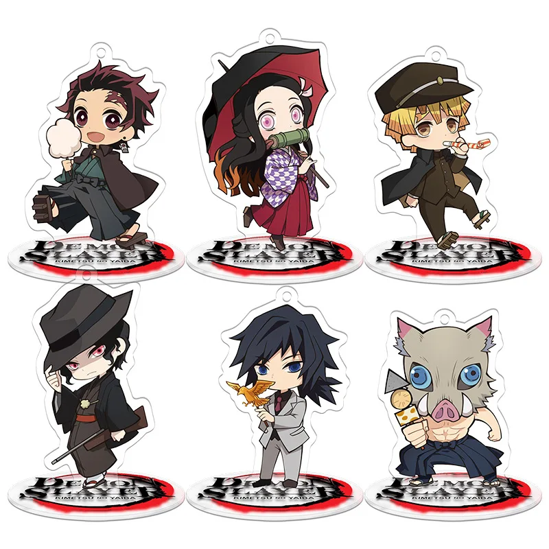 2021 Anime Q version Demon Slayer Kamado Tanjirou Animation Peripheral Standing Card 10cm Acrylic Pendant keychain models
2021 Anime Q version Demon Slayer Kamado Tanjirou Animation Peripheral Standing Card 10cm Acrylic Pendant keychain models