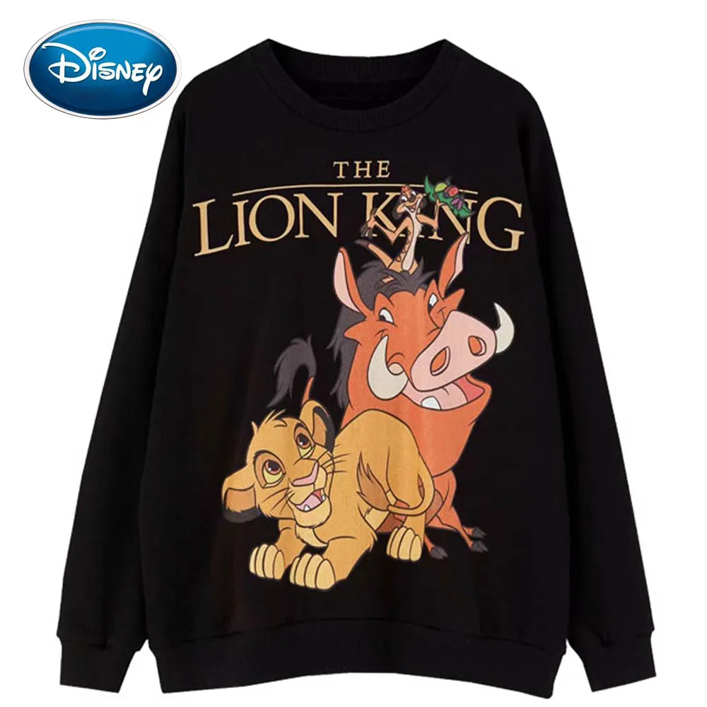 Disney Stylish The Lion King King of the Jungle Cartoon Print Women Sweatshirt O-Neck Pullover Long Sleeve Harajuku Loose Tops
Disney Stylish The Lion King King of the Jungle Cartoon Print Women Sweatshirt O-Neck Pullover Long Sleeve Harajuku Loose Tops