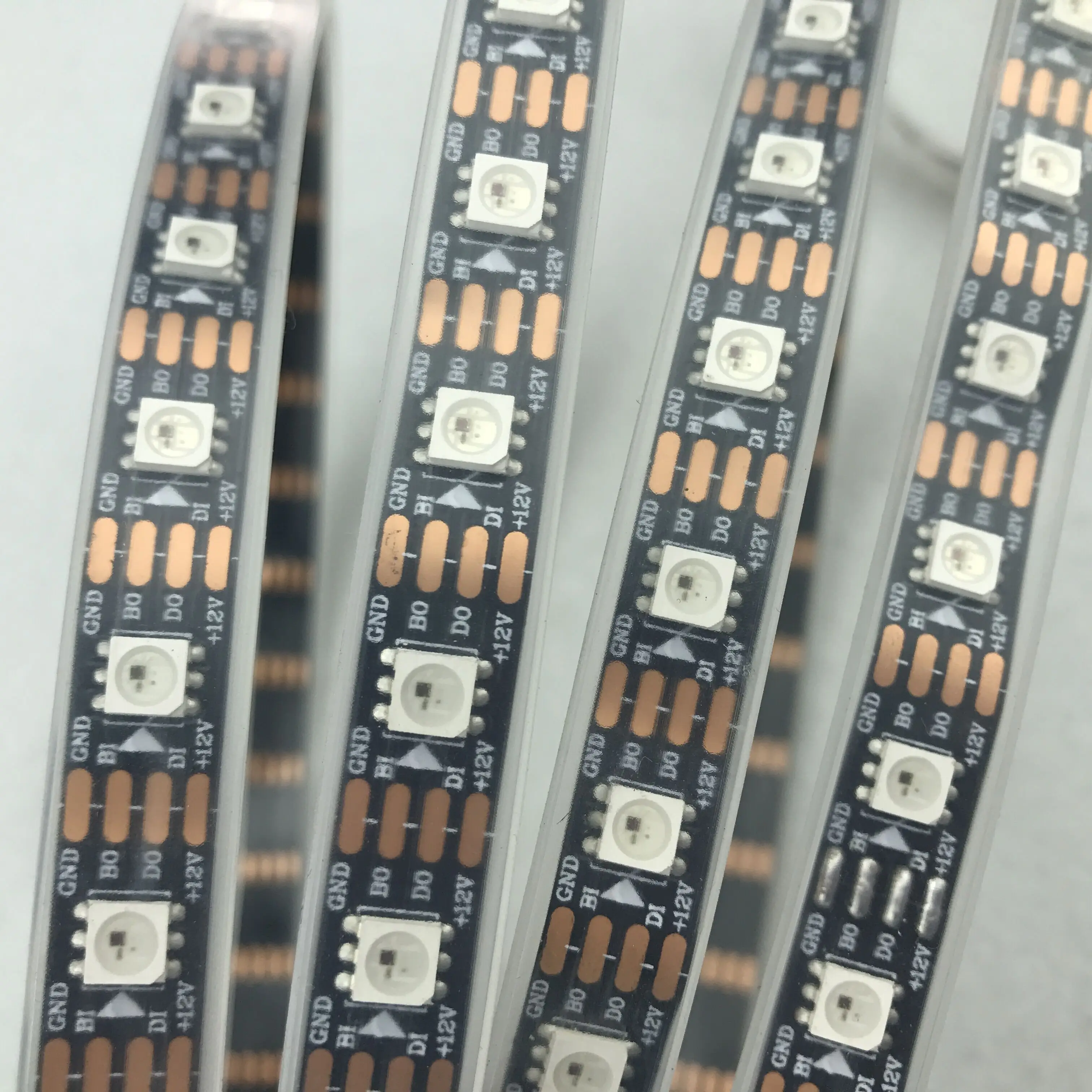 BLACK PCB 60leds/m SK6813HV-09-6P DC12V addressable full color RGB 5050 LED strip;5m/reel;waterproof by silicon tube;IP66 
BLACK PCB 60leds/m SK6813HV-09-6P DC12V addressable full color RGB 5050 LED strip;5m/reel;waterproof by silicon tube;IP66