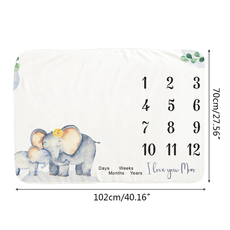 Baby Monthly Record Growth Milestone Blanket Newborn Soft Flannel Swaddle Wrap Photography Props Creative Background 
Baby Monthly Record Growth Milestone Blanket Newborn Soft Flannel Swaddle Wrap Photography Props Creative Background