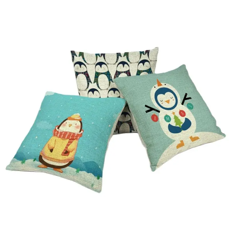 Cartoon Penguin Family Music Crown Lollipop Cushion Cover Nautical Sofa Farmhouse 17*17Inch Home Office Party Decor Christmas
Cartoon Penguin Family Music Crown Lollipop Cushion Cover Nautical Sofa Farmhouse 17*17Inch Home Office Party Decor Christmas