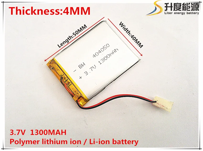10pcs [SD] 3.7V 1300mAH [404050] Polymer lithium ion / Li-ion battery for TOY POWER BANK GPS mp3 mp4 cell phone speaker | Компьютеры и