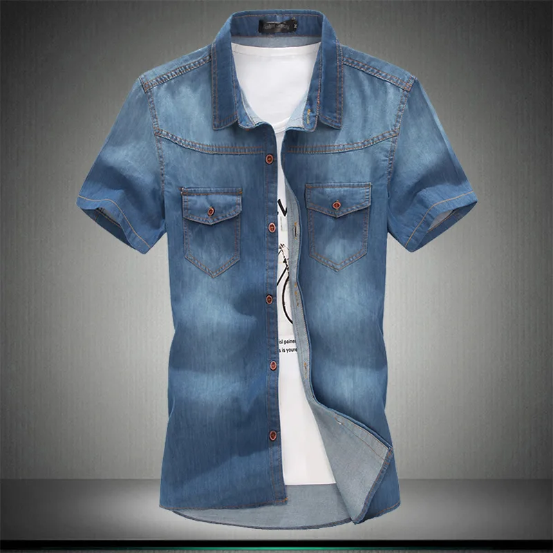 Plus Asian Size L-5XL 6XL 7XL 8XL 100% Denim COTTON Shirt For Men's Short Sleeves 2021 Summer Style Fashion Casual Clothing
Plus Asian Size L-5XL 6XL 7XL 8XL 100% Denim COTTON Shirt For Men's Short Sleeves 2021 Summer Style Fashion Casual Clothing