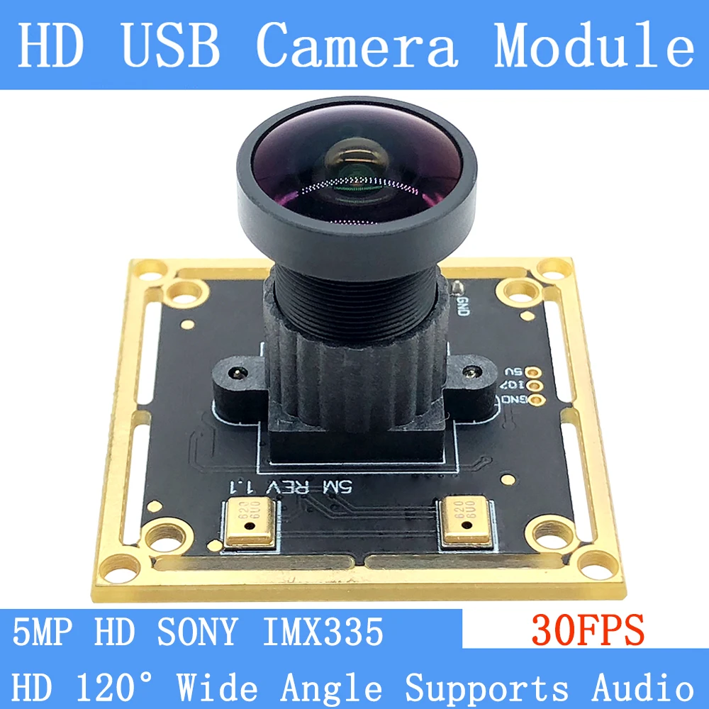 USB2.0 Pure Physical 170° Wide Angle CCTV Camera HD 500W SONY IMX335 OTG UVC Webcam 30FPS USB Camera Module support Audio Linux 
USB2.0 Pure Physical 170° Wide Angle CCTV Camera HD 500W SONY IMX335 OTG UVC Webcam 30FPS USB Camera Module support Audio Linux