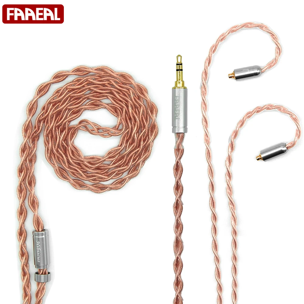 FAAEAL Upgraded Earphone Cable 3.5/2.5/4.4mm Gold-Plated Plug 2Pin/MMCX Connector Replacement Wire For CCA TFZ Shure SE215 TRN
FAAEAL Upgraded Earphone Cable 3.5/2.5/4.4mm Gold-Plated Plug 2Pin/MMCX Connector Replacement Wire For CCA TFZ Shure SE215 TRN