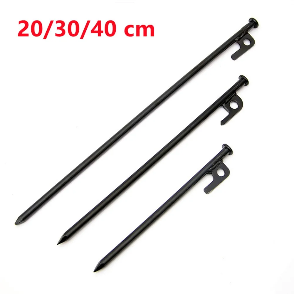 1pcs 20/30/40cm*10mm Outdoor Tent Ground Nail Steel Beach Canopy Camping Stakes Peg Ground Nail For Outdoor Tent Accessories
1pcs 20/30/40cm*10mm Outdoor Tent Ground Nail Steel Beach Canopy Camping Stakes Peg Ground Nail For Outdoor Tent Accessories