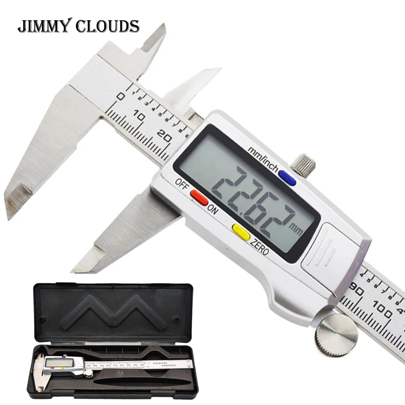 High Precision Stainless Steel Digital Caliper 6 inch 150mm Metal Measuring Instrument LCD Vernier Calipers Measuring Tool
High Precision Stainless Steel Digital Caliper 6 inch 150mm Metal Measuring Instrument LCD Vernier Calipers Measuring Tool
