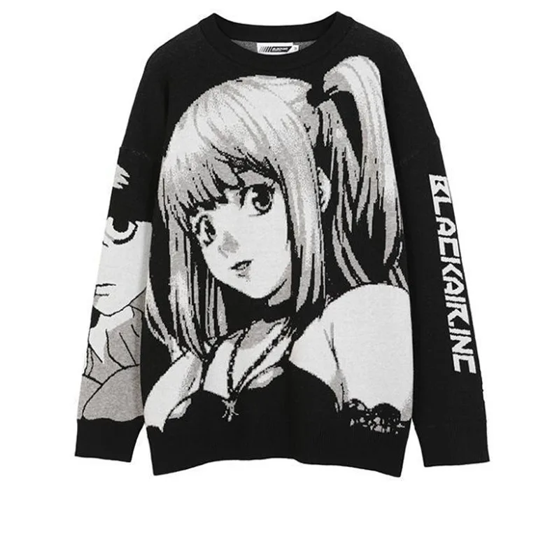 Two Dimensional Sweater Men And Women Lovers Hip Hop Loose Autumn And Winter New Sweater
Two Dimensional Sweater Men And Women Lovers Hip Hop Loose Autumn And Winter New Sweater