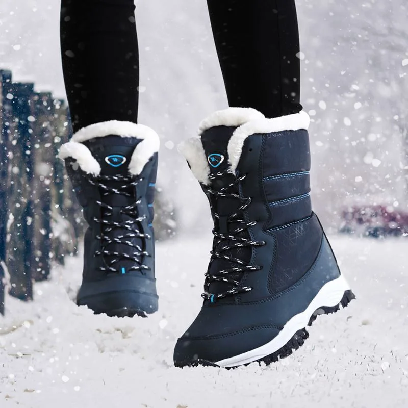 Women Boots Waterproof Winter Shoes Women Ankle Snow Boots Women Platform Winter Shoes With Thick Fur Botas Mujer Med-High Boots
Women Boots Waterproof Winter Shoes Women Ankle Snow Boots Women Platform Winter Shoes With Thick Fur Botas Mujer Med-High Boots