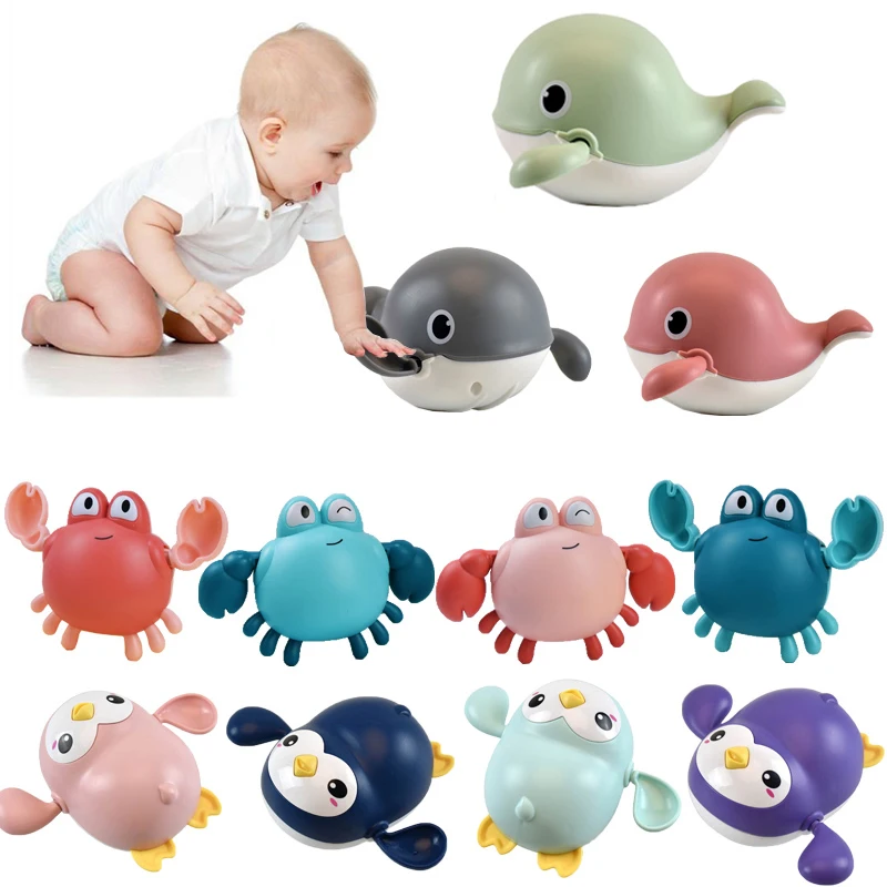 2021 Newest Baby Bath Toys Animal Cute Cartoon Frog Crab Classic Baby Swimming Pool Water Game Wind-up Clockwork Toy For Kid
2021 Newest Baby Bath Toys Animal Cute Cartoon Frog Crab Classic Baby Swimming Pool Water Game Wind-up Clockwork Toy For Kid