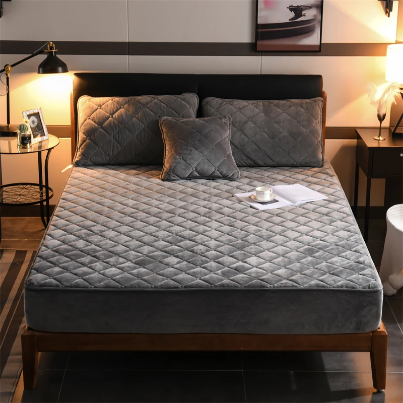 Multi-Size Plush Thicken Washable Quilted Mattress Cover Warm Soft Crystal Velvet Air-Permeable Pad Not Including Pillowcase
Multi-Size Plush Thicken Washable Quilted Mattress Cover Warm Soft Crystal Velvet Air-Permeable Pad Not Including Pillowcase