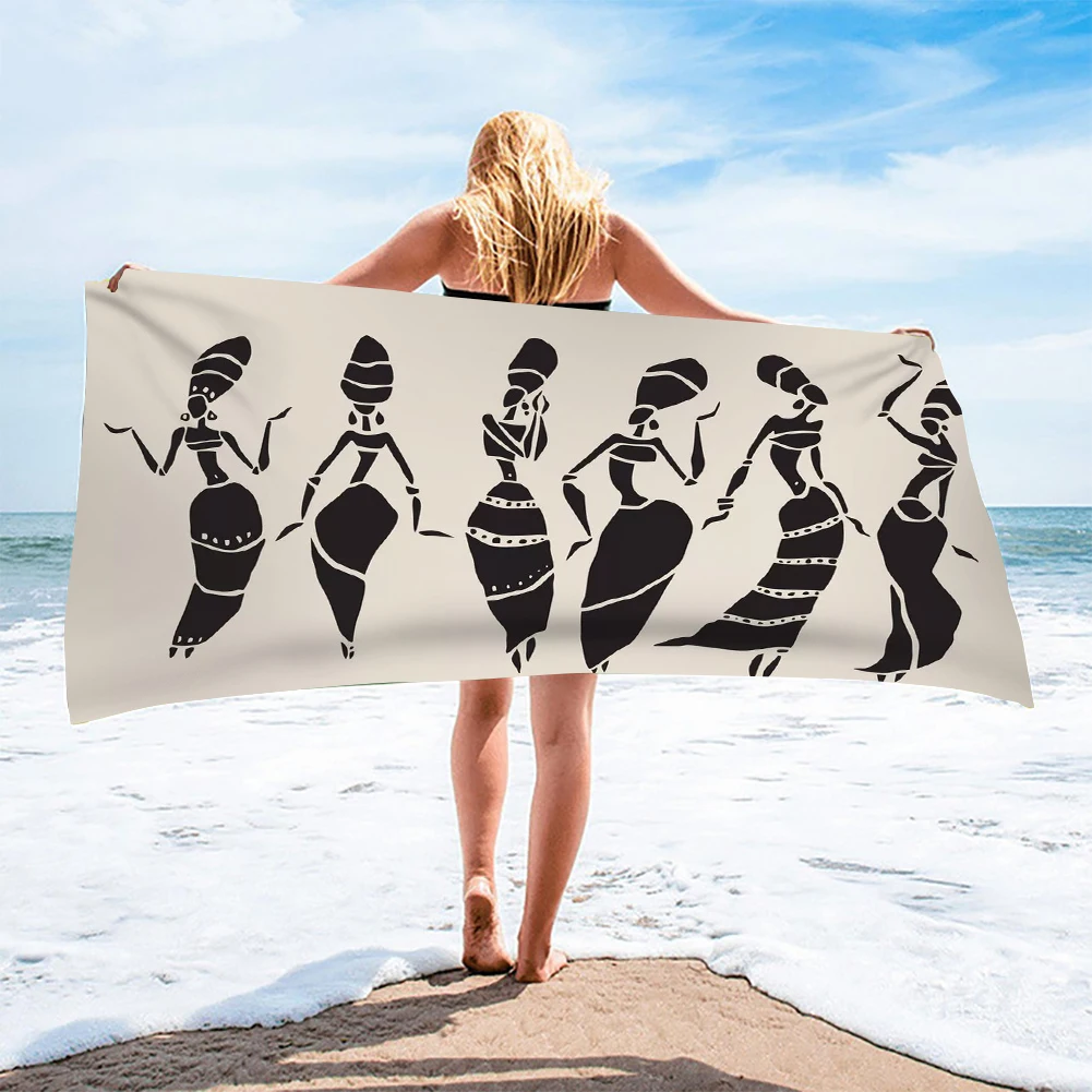 Полотенце для ванной из микрофибры, с принтом в африканском стиле
Полотенце для ванной из микрофибры, с принтом в африканском стиле