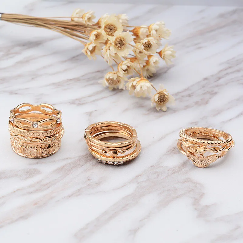 Valentine'day Wedding Lady Hands Decoration Winding Knotted Twist Line Carved Knuckle Rings Set
Valentine'day Wedding Lady Hands Decoration Winding Knotted Twist Line Carved Knuckle Rings Set